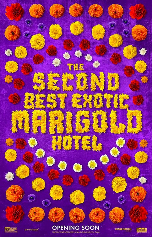 ~英国电影 The Second Best Exotic Marigold Hotel海报,The Second Best Exotic Marigold Hotel预告片  ~