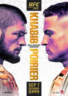 ~UFC 242: Khabib vs. Poirier海报,UFC 242: Khabib vs. Poirier预告片 -2022年影视海报 ~