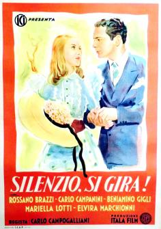‘~Silenzio, si gira!海报,Silenzio, si gira!预告片 -意大利电影海报 ~’ 的图片