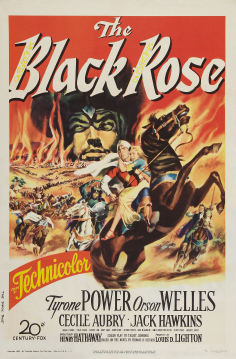 ~英国电影 The Black Rose海报,The Black Rose预告片  ~