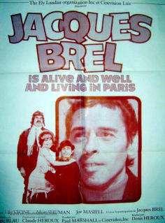 Jacques Brel Is Alive and Well and Living in Paris海报,Jacques Brel Is Alive and Well and Living in Paris预告片 加拿大电影海报 ~