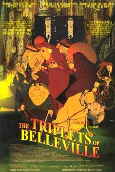 ‘The Triplets of Belleville海报,The Triplets of Belleville预告片 加拿大电影海报 ~’ 的图片