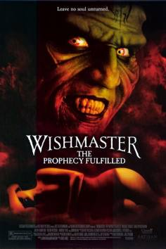 Wishmaster 4: The Prophecy Fulfilled海报,Wishmaster 4: The Prophecy Fulfilled预告片 加拿大电影海报 ~