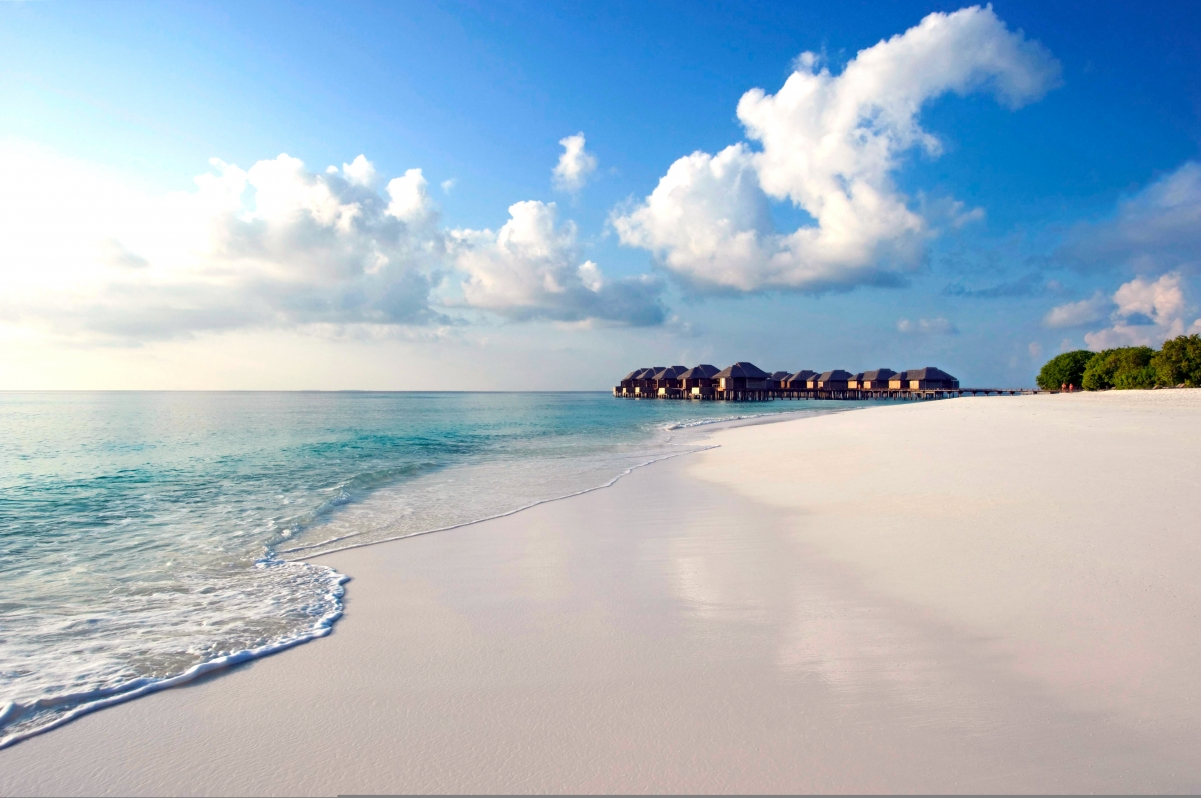 ‘~海洋 热带 海滩 马尔代夫风景4K桌面背景’ 的图片