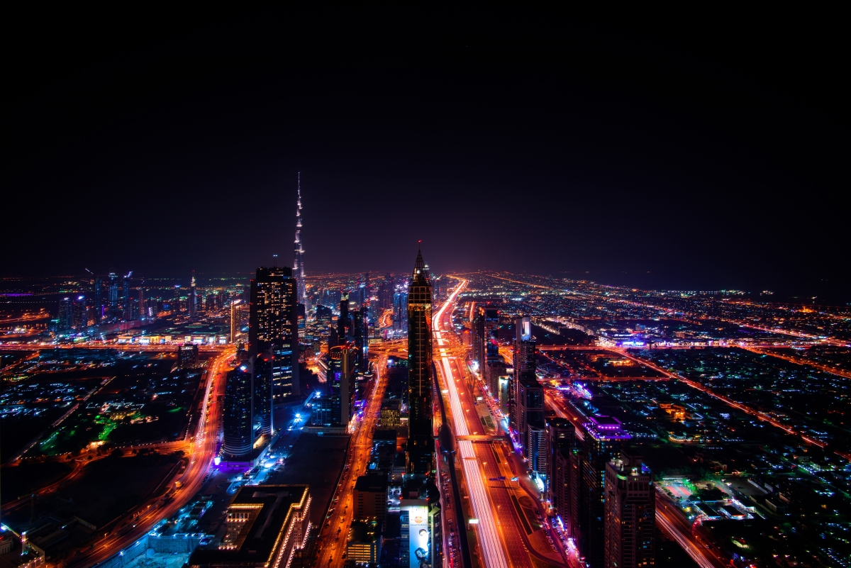 ‘~迪拜 摩天楼 城市 迪拜夜景图片 4k美丽的小姐姐超清桌面桌面背景’ 的图片
