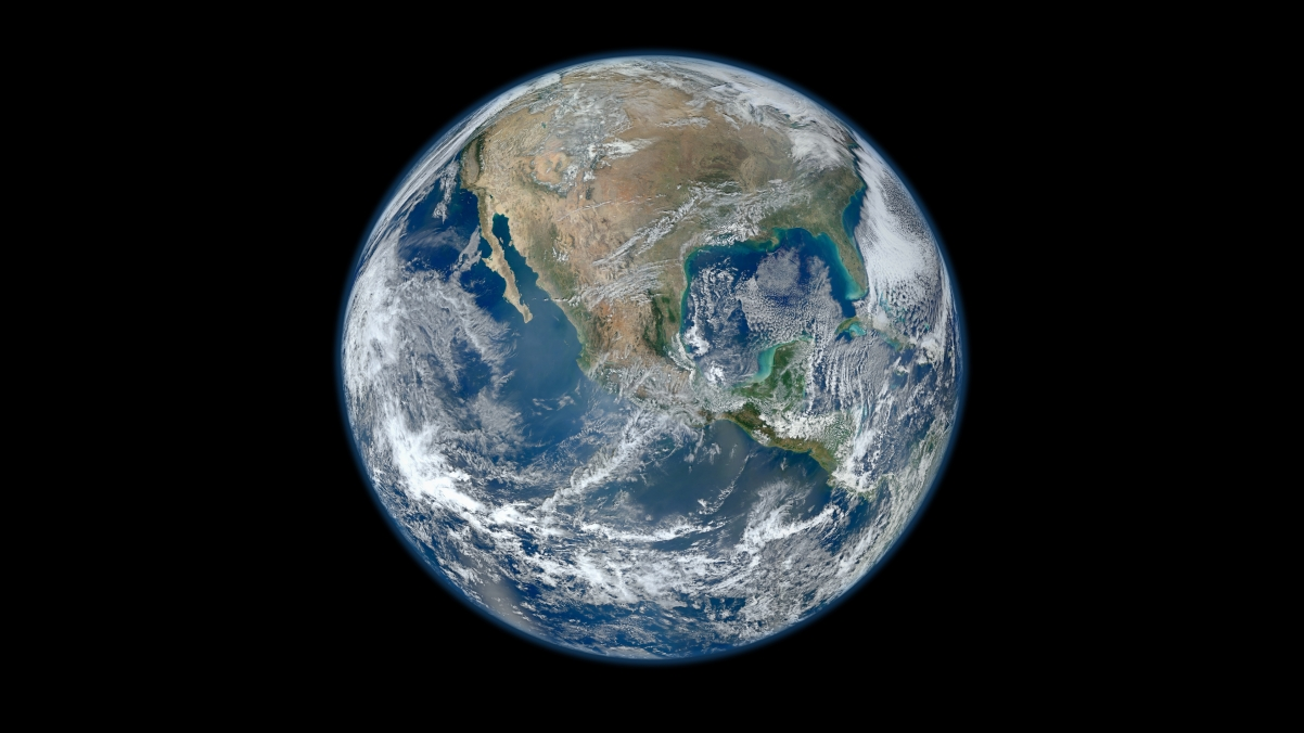 ‘~地球全貌 8000X8000 作者 NASA 4K桌面背景’ 的图片