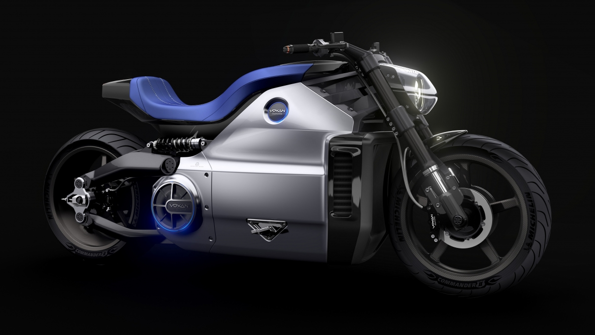 ‘~Voxan Wattman Electric Cruiser电动摩托车5K桌面背景’ 的图片