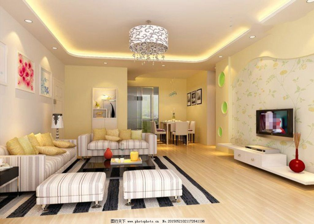 时尚现代,沙发茶几,客厅设计,室内设计,3d模型,3D客厅效果图,3D设计