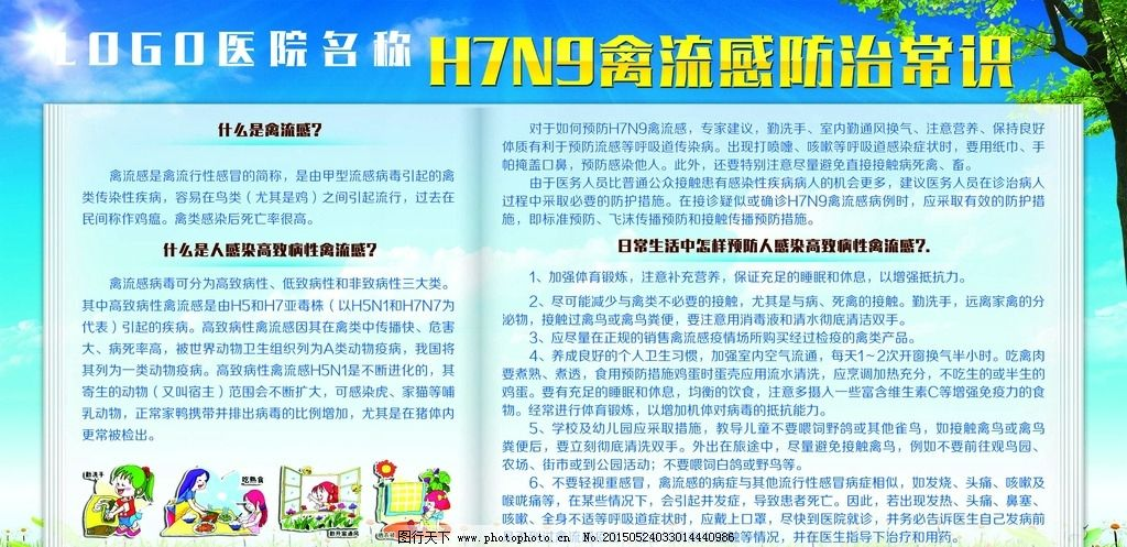 ‘~H7N9 健康教育 宣传栏图片_店招促销_电商图片-  ~’ 的图片