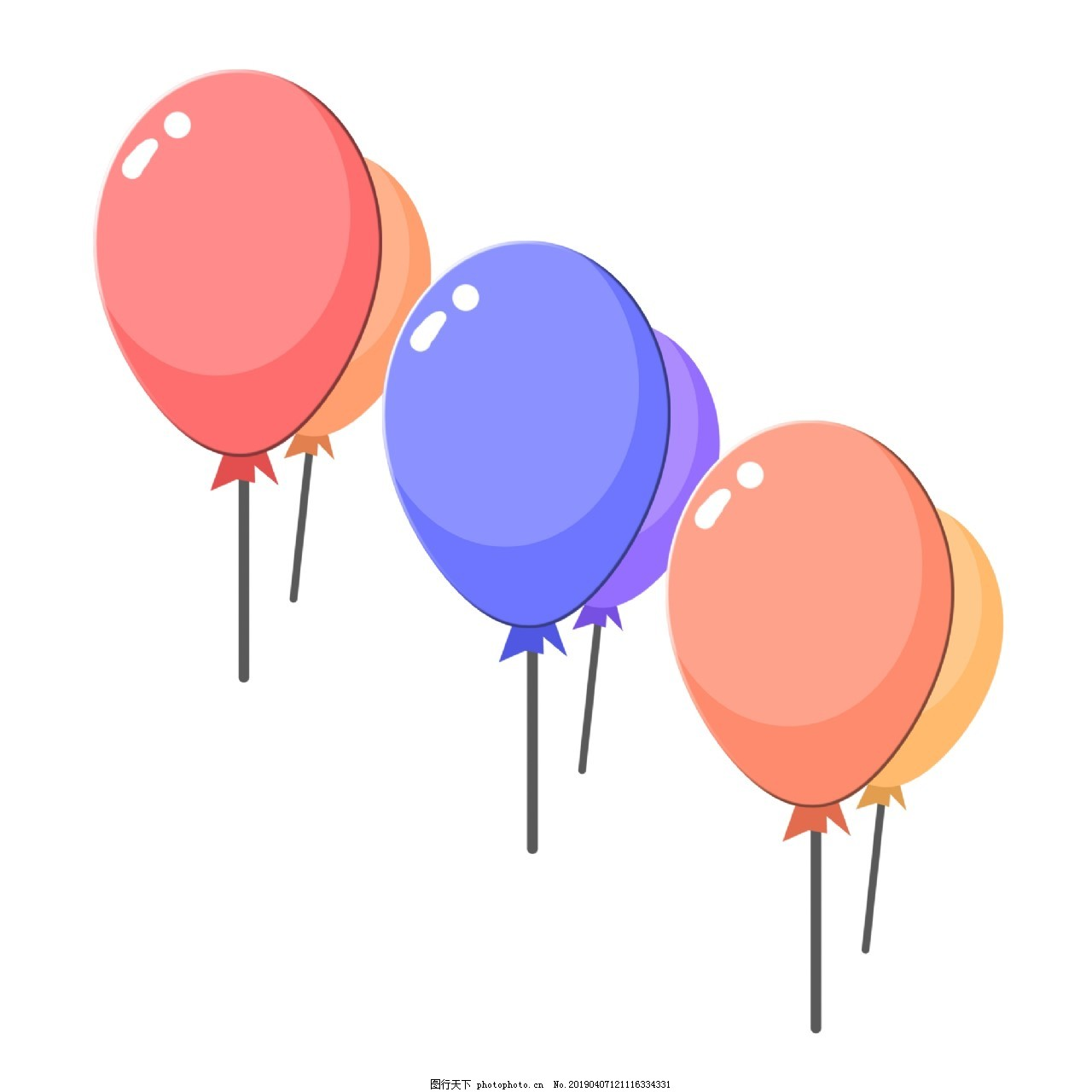 ‘~气球PPT卡通插画图片_PPT元素_平面创作元素-  ~’ 的图片