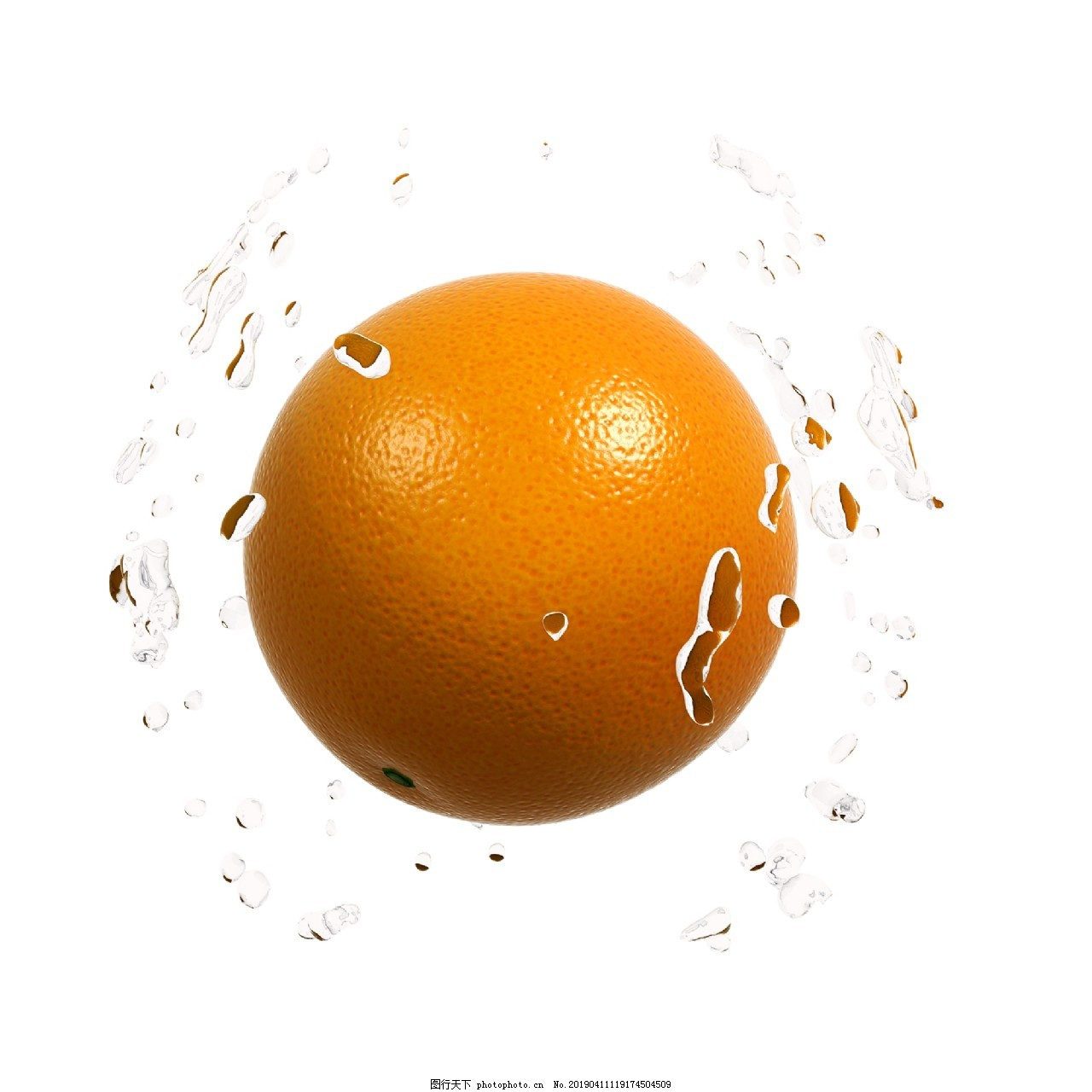 ‘~质感橙子png图图片_生物静物_平面创作元素-  ~’ 的图片