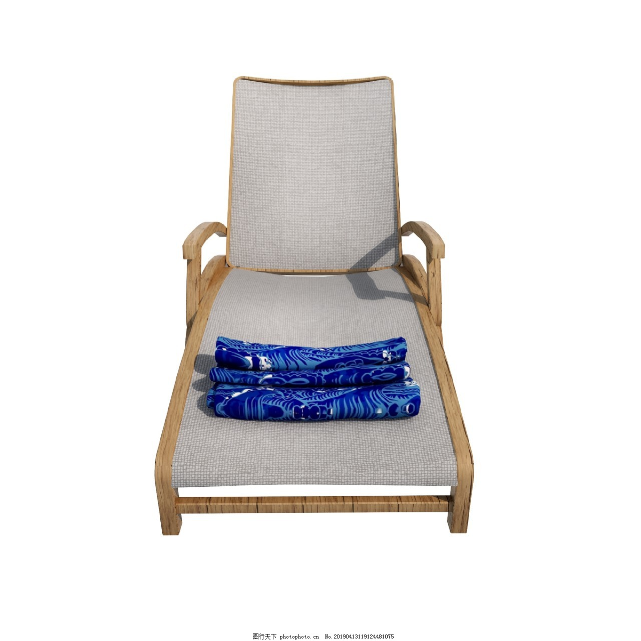 质感躺椅png图,沙滩椅,夏天,精致,海边,仿真,和风