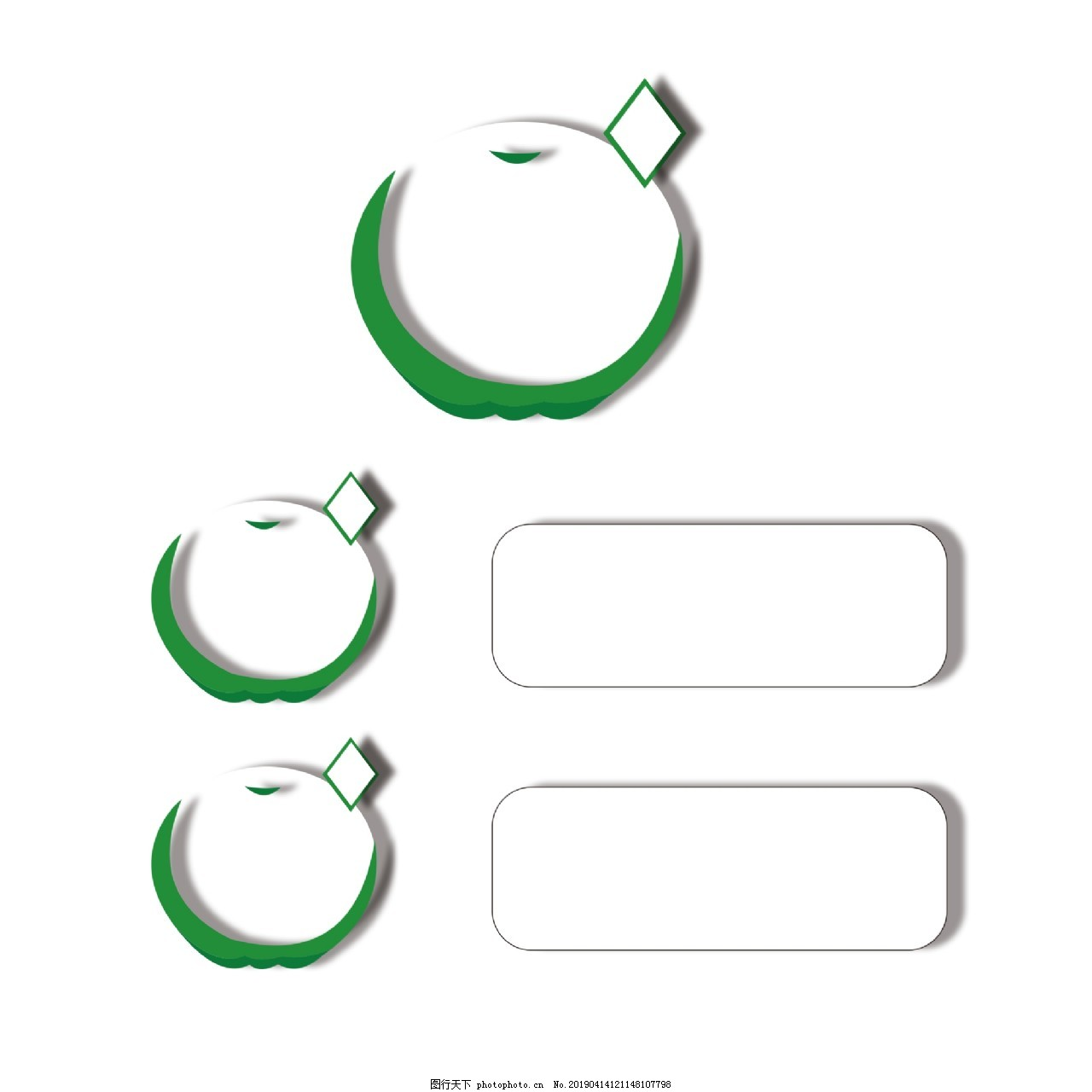 ‘~PPT苹果卡通装饰图片_PPT元素_平面创作元素-  ~’ 的图片