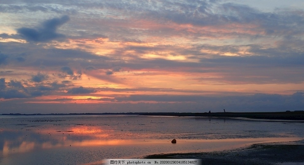 ‘~夕阳海滩图片_自然风景_自然景观-  ~’ 的图片