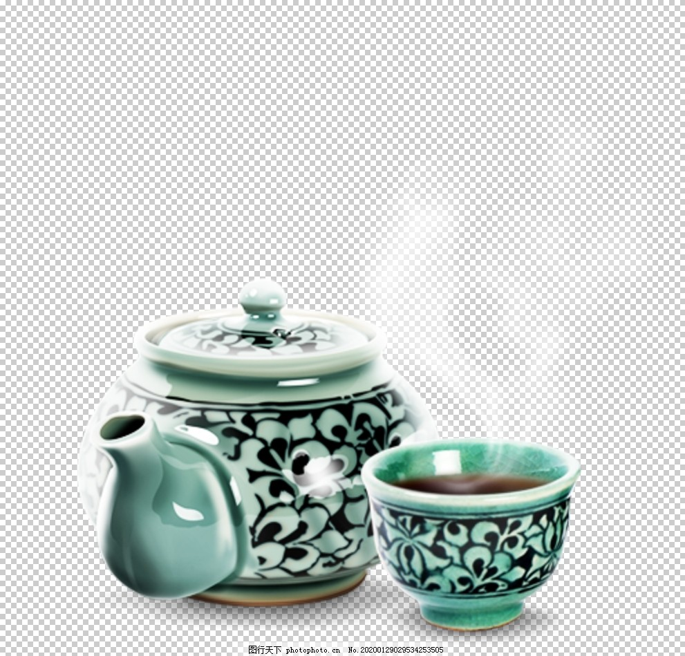 ‘~茶壶茶杯图片_平面创作案例_广告创意-  ~’ 的图片
