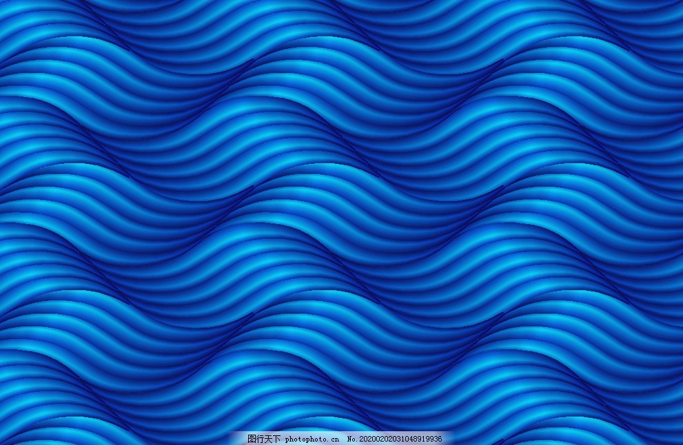 ‘~蓝色抽象波浪底纹图片_其他_广告创意-  ~’ 的图片