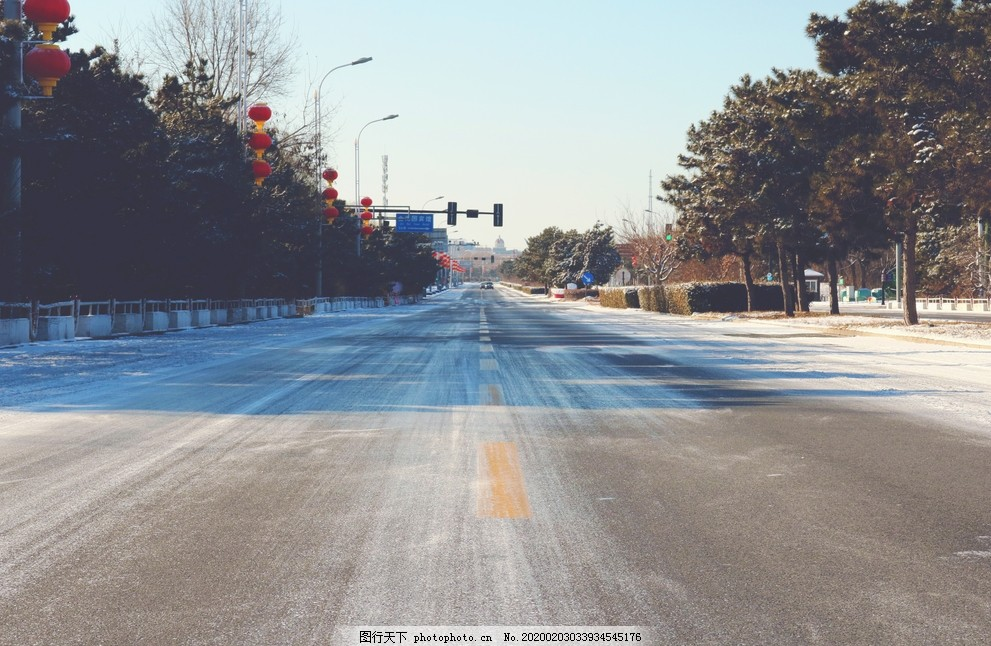 ‘~雪后的公路图片_旅游摄影_自然景观-  ~’ 的图片