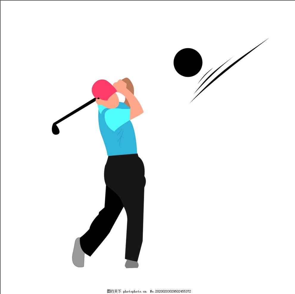 ‘~打高尔夫球的人图片_平面创作案例_广告创意-  ~’ 的图片