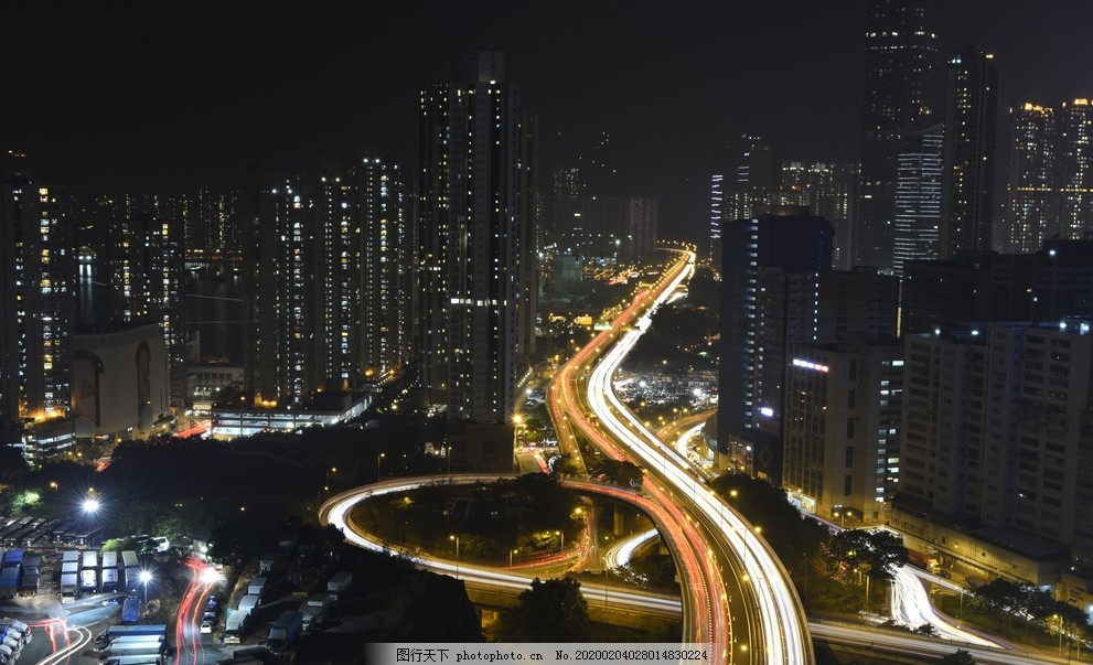 ‘~城市高速路夜景模糊曝光图片_建筑平面创作_环境平面创作-  ~’ 的图片