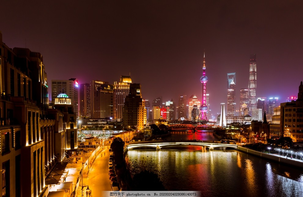 ‘~上海城市地标建筑夜景图片_建筑平面创作_环境平面创作-  ~’ 的图片