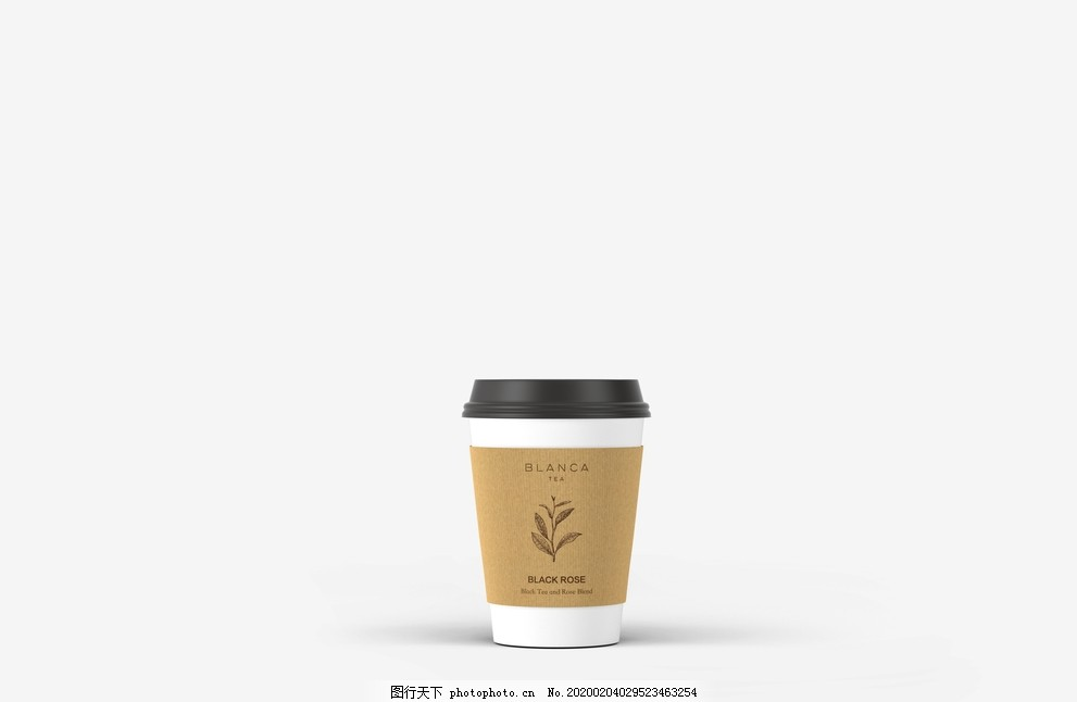 ‘~咖啡杯子包装效果图样机图片_平面创作案例_广告创意-  ~’ 的图片